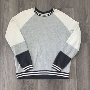 Aéropostale Tricolor (white, grey and navy) Crewneck